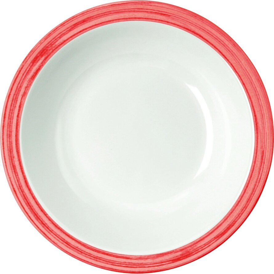 Teller tief "Colour" Ø20,5cm 600ml Melamin cherry-rot