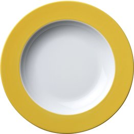 Teller tief Ø 22,5 cm gelb