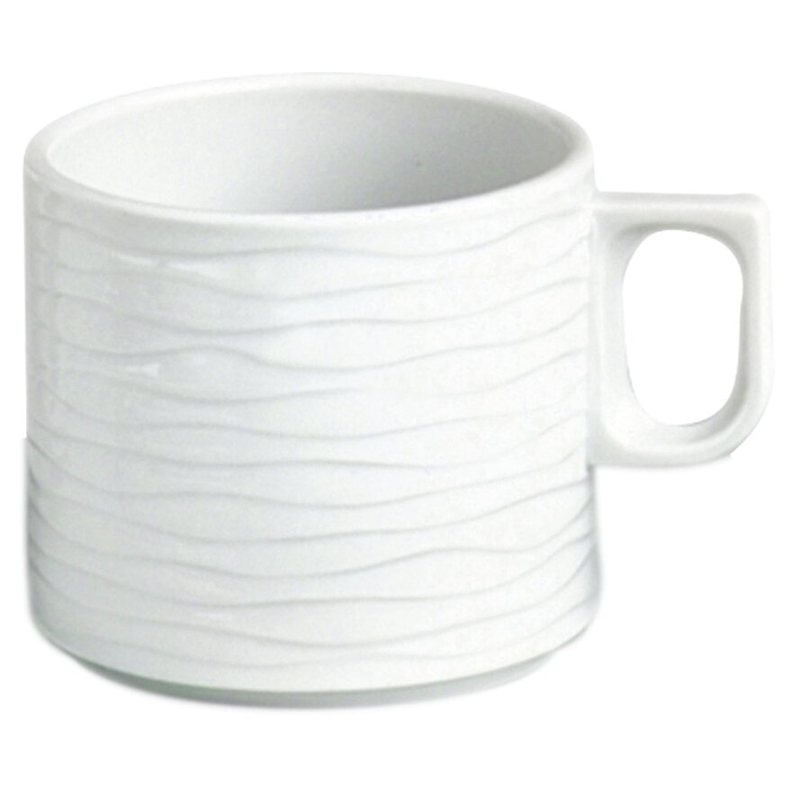 Hotelporzellan "Curved" Tasse Obere Kaffee