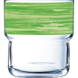 Glasserie "Brush" 220ml Grün 220ml - NEU
