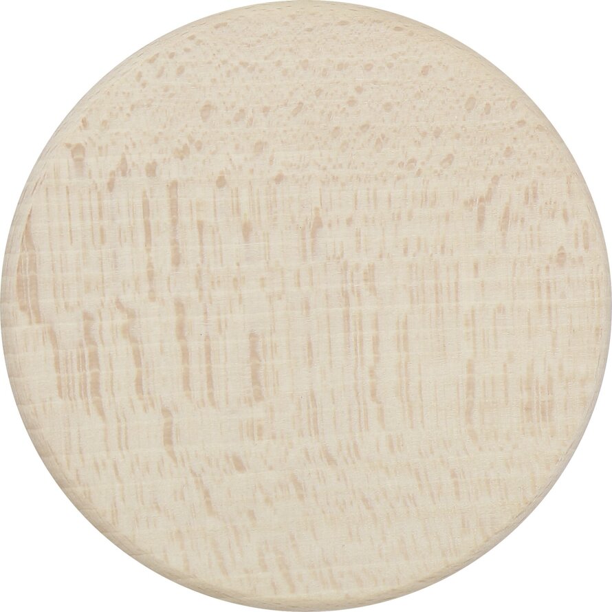 Holzdeckel Buche mit Silikonring Ø 10 cm