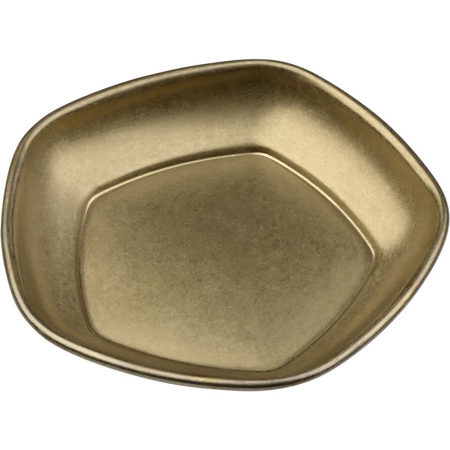 "Yoko" Schale petit fünfeckig, gold