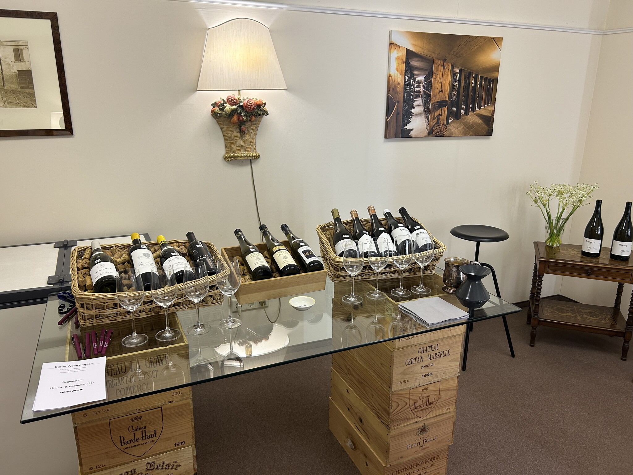 Dezember Verkostung Weißweine