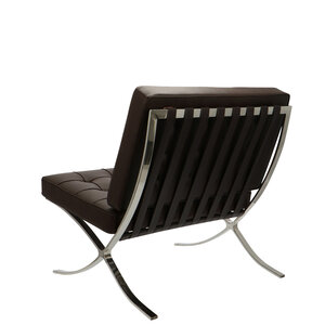 Barcelona chair Chaise Barcelona Marron