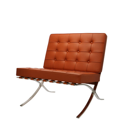 Barcelona chair Chaise Barcelona Cognac Chaise Barcelona Cognac