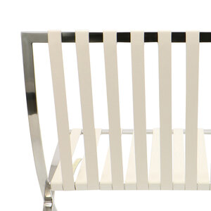 Barcelona chair Barcelona Chair Koeienhuid Schwarz/Crème