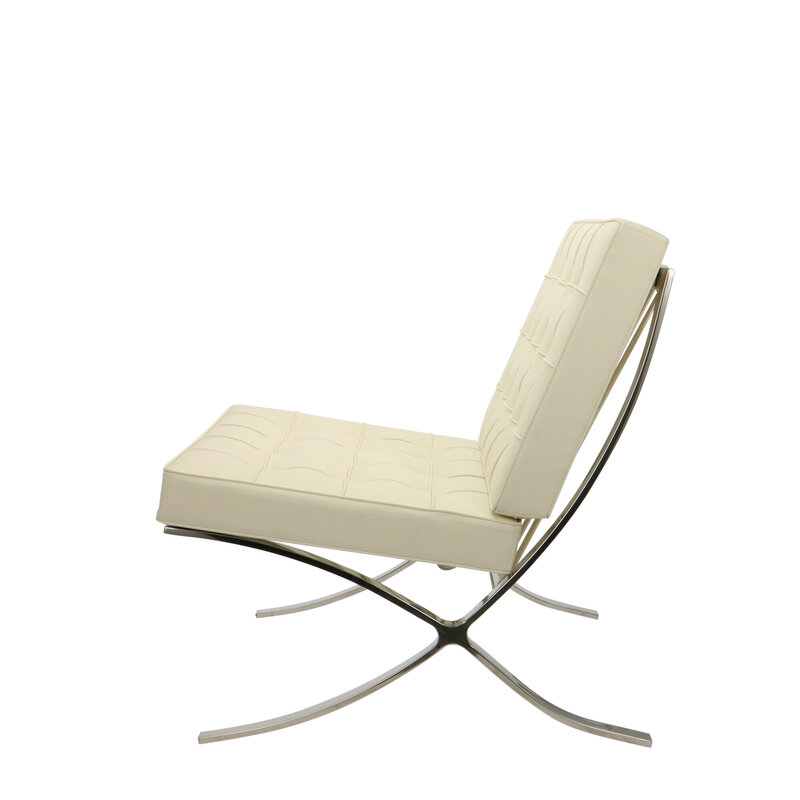 Chaise Barcelona Crème Barcelona chair Chaise Barcelona Crème