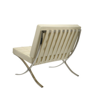 Chaise Barcelona Crème Barcelona chair Chaise Barcelona Crème