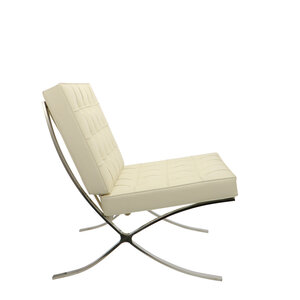 Chaise Barcelona Crème Barcelona chair Chaise Barcelona Crème