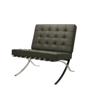 Barcelona chair Chaise Barcelona Gris
