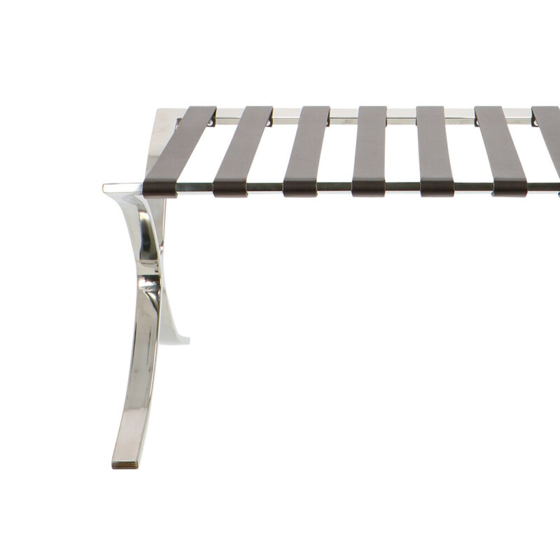 Barcelona chair Barcelona Chair Ottoman Braun