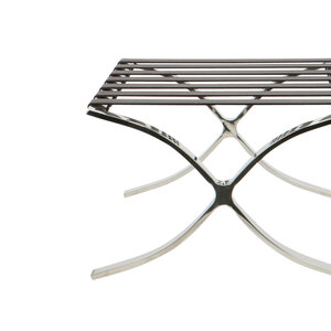 Barcelona chair Barcelona Chair Ottoman Braun