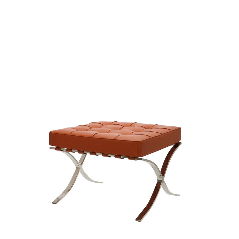 Barcelona chair Barcelona Chair Ottoman Cognac