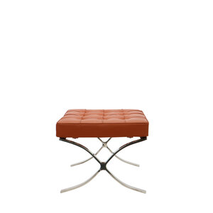 Barcelona chair Barcelona Chair Ottoman Cognac