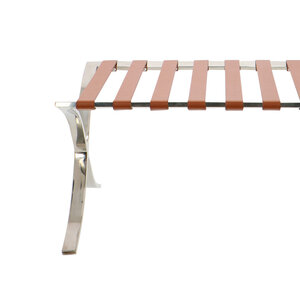 Barcelona chair Barcelona Chair Ottoman Cognac