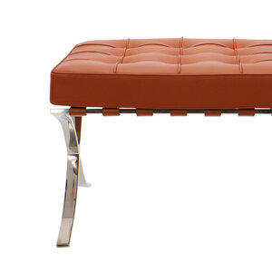 Barcelona chair Barcelona Chair Ottoman Cognac