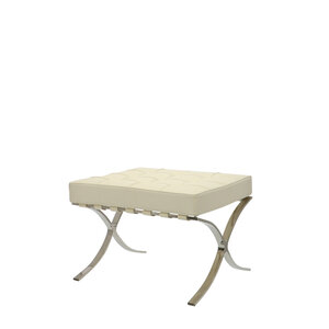 Barcelona Chair Ottoman Crème Barcelona chair Barcelona Chair Ottoman Crème