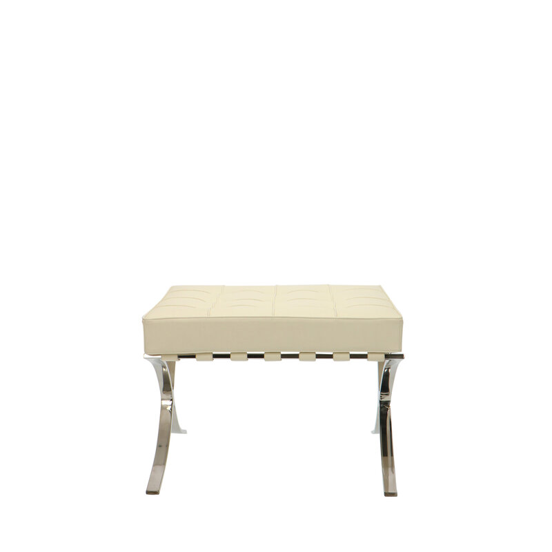 Barcelona Chair Ottoman Crème Barcelona chair Barcelona Chair Ottoman Crème