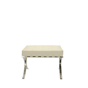 Barcelona chair Chaise Barcelona Ottoman Crème