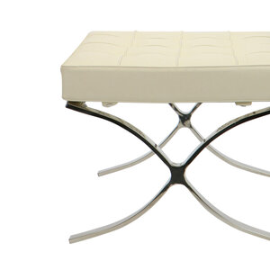 Barcelona Chair Ottoman Crème Barcelona chair Barcelona Chair Ottoman Crème