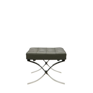 Barcelona chair Barcelona Chair Ottoman Grau