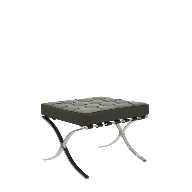 Chaise Barcelona Ottoman Gris Barcelona chair Chaise Barcelona Ottoman Gris