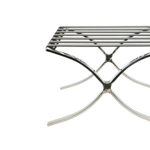 Barcelona Chair Ottoman Grey Barcelona chair Barcelona Chair Ottoman Grey