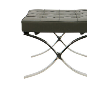 Barcelona chair Barcelona Chair Ottoman Grau