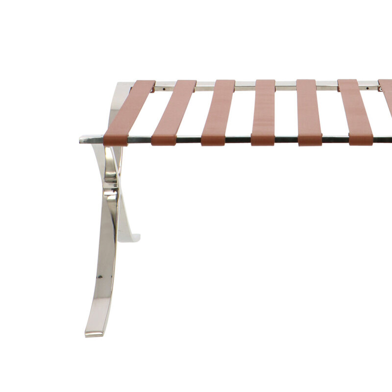 Barcelona chair Chaise Barcelona Ottoman Premium Cognac