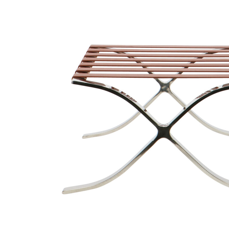 Barcelona chair Chaise Barcelona Ottoman Premium Cognac