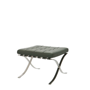 Chaise Barcelona Ottoman Premium Gris Barcelona chair Chaise Barcelona Ottoman Premium Gris