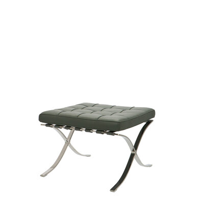 Barcelona chair Chaise Barcelona Ottoman Premium Gris Chaise Barcelona Ottoman Premium Gris