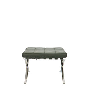 Barcelona chair Barcelona Chair Ottoman Premium Grey