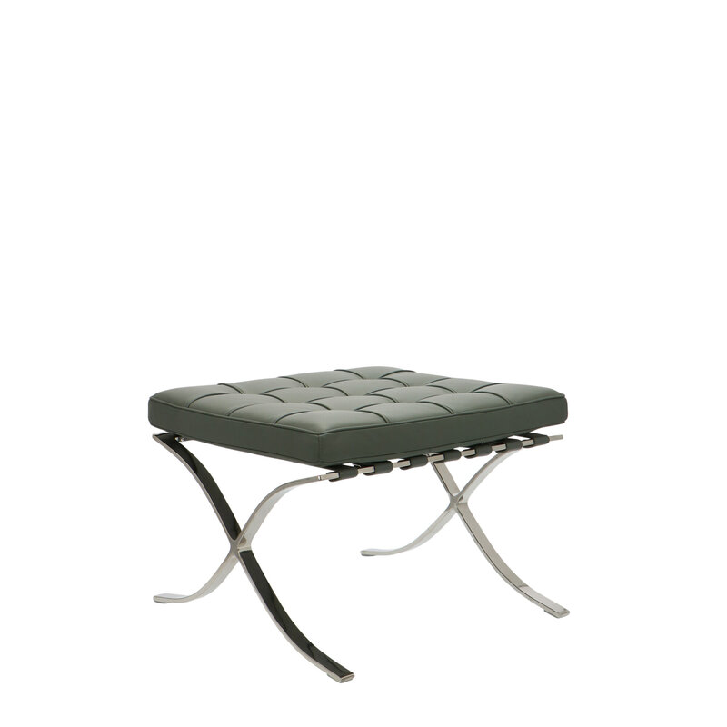 Barcelona chair Barcelona Chair Ottoman Premium Grey