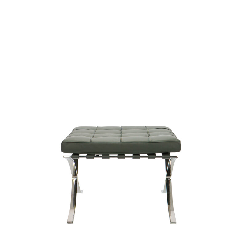 Barcelona chair Barcelona Chair Ottoman Premium Grey