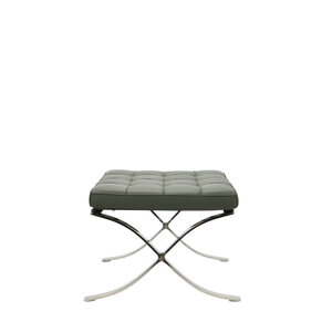 Barcelona chair Barcelona Chair Ottoman Premium Grey