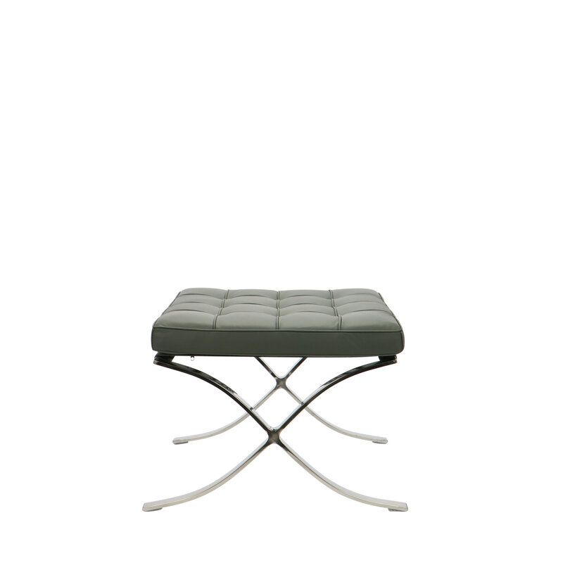 Barcelona chair Barcelona Chair Ottoman Premium Grey