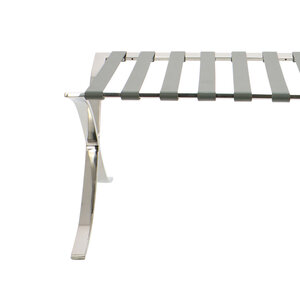 Chaise Barcelona Ottoman Premium Gris Barcelona chair Chaise Barcelona Ottoman Premium Gris