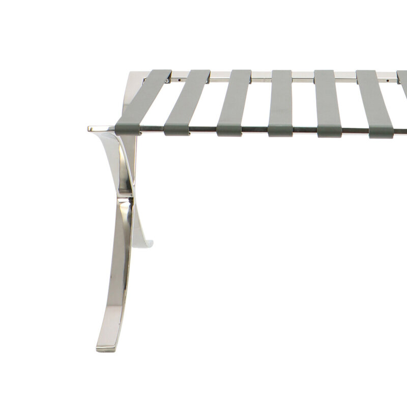 Barcelona chair Barcelona Chair Ottoman Premium Grey