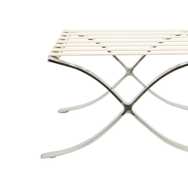 Barcelona Chair Ottoman Premium Hvid Barcelona chair Barcelona Chair Ottoman Premium Hvid