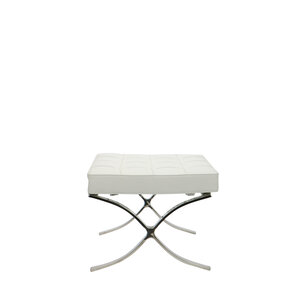 Barcelona chair Barcelona Chair Ottoman Hvid