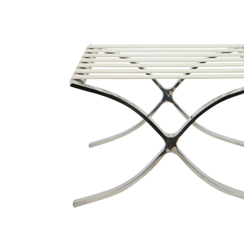 Chaise Barcelona Ottoman Blanc Barcelona chair Chaise Barcelona Ottoman Blanc