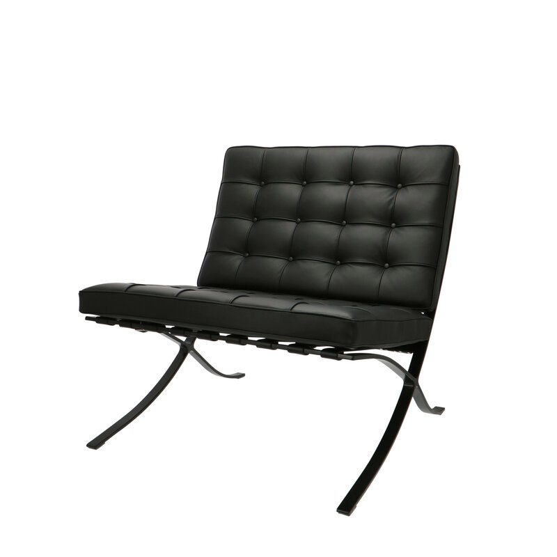 Barcelona chair Chaise Barcelona Premium All-Black