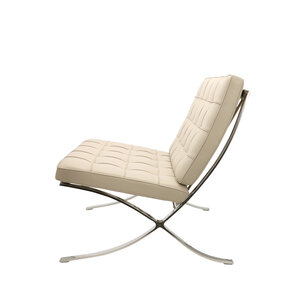 Barcelona chair Chaise Barcelona Premium Greige
