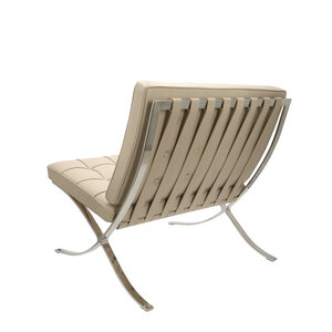Barcelona chair Chaise Barcelona Premium Greige