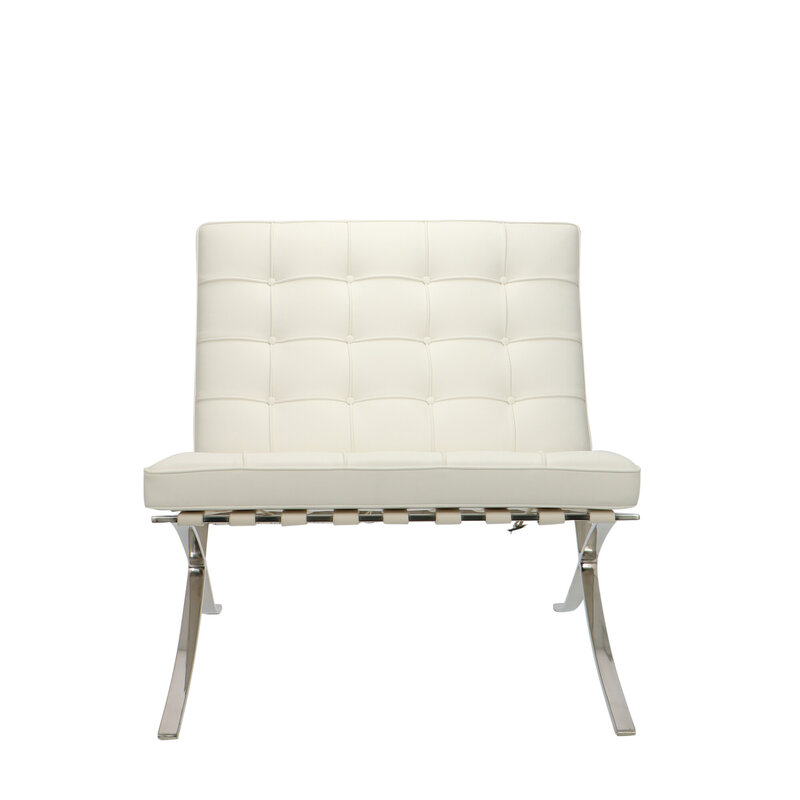 Chaise Barcelona Premium Blanc Barcelona chair Chaise Barcelona Premium Blanc