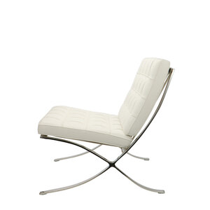 Chaise Barcelona Premium Blanc Barcelona chair Chaise Barcelona Premium Blanc