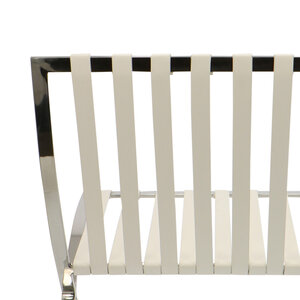 Chaise Barcelona Premium Blanc Barcelona chair Chaise Barcelona Premium Blanc