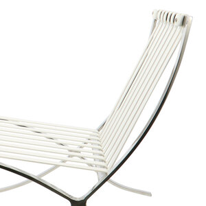 Chaise Barcelona Blanc Barcelona chair Chaise Barcelona Blanc