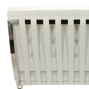 Chaise Barcelona Blanc Barcelona chair Chaise Barcelona Blanc